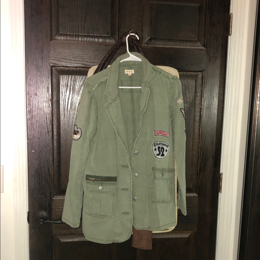 Pol military style blazer